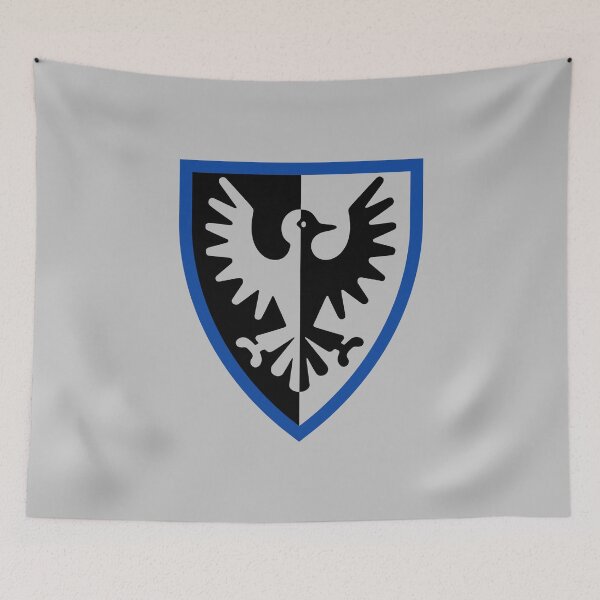Item preview, Black Falcon Knights Shield Emblem designed and sold by Highonbricks.