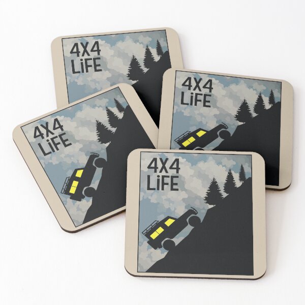 Artikelvorschau, 4x4 on a Hill - 4x4 Life entworfen und verkauft von pixelinga.