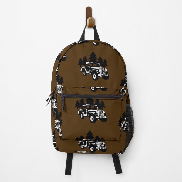 Jeep and Trees Backpack