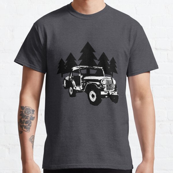 Jeep and Trees Classic T-Shirt