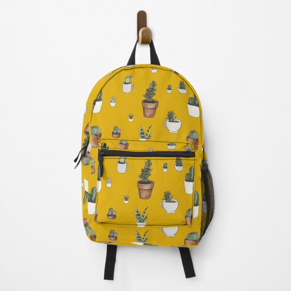Item preview, Succulents and Cacti on Mustard designed and sold by Melody-Rain-Art.