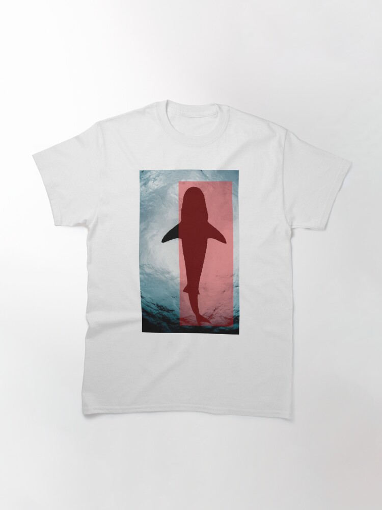 Discover red shark attack t-shirt Classic T-Shirt