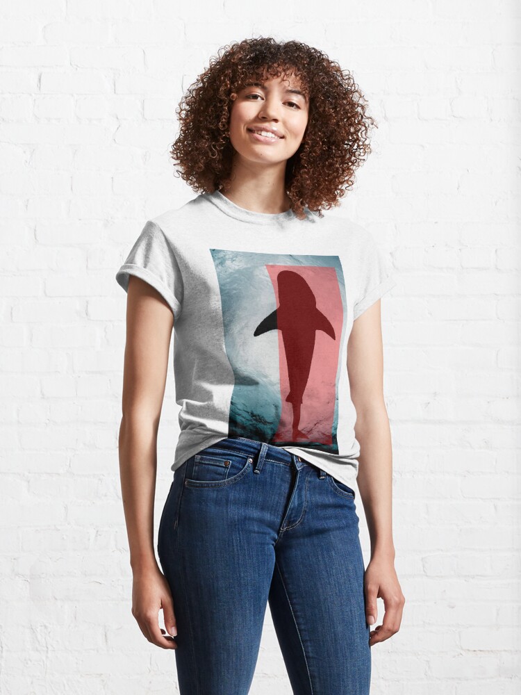 Discover red shark attack t-shirt Classic T-Shirt