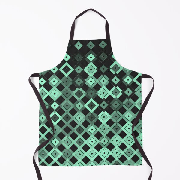 Item preview, Green diamonds with black background pattern designed and sold by smARTwork.