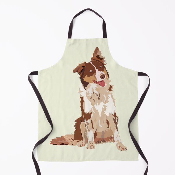 Item preview, Brown Border Collie Happy Dog designed and sold by MariaWorkman.