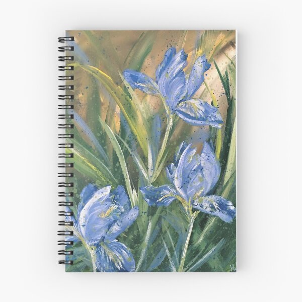 Item preview, Dream Will Never Die – Blue Irises By HSIN LIN designed and sold by HSINLIN.
