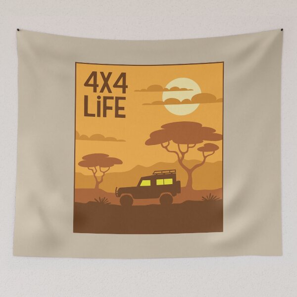 Item preview, 4x4 in the Savannah - 4x4 Life designed and sold by pixelinga.