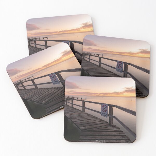 Item preview, Zigzag Pier Sunrise Portsea 1 designed and sold by MattBradfield.
