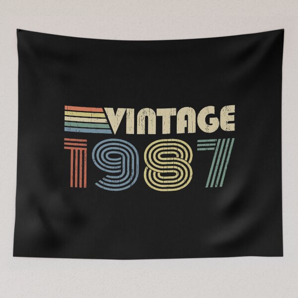Item preview, Vintage 1987 33rd Birthday Gift Born In 1987 33 Years Old designed and sold by Takatv.