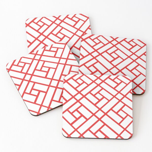 Item preview, Geometric Pattern Red line Abstraction designed and sold by Neil Feigeles.