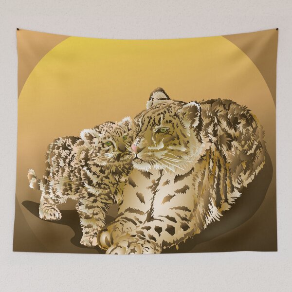 Item preview, Amur Leopard Love designed and sold by ginkodragon.
