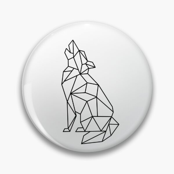 Item preview, Geometric wolf designed and sold by The-Fancy-Space.