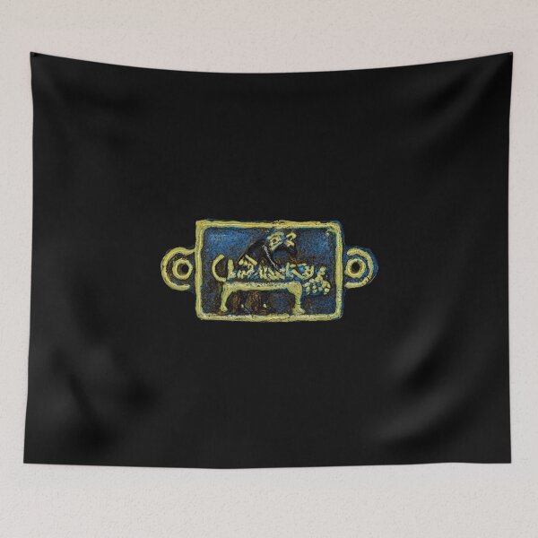 Item preview, Graeco-Roman mummy label of Hasies (showing Anubis embalming the deceased). designed and sold by DotorEaon.