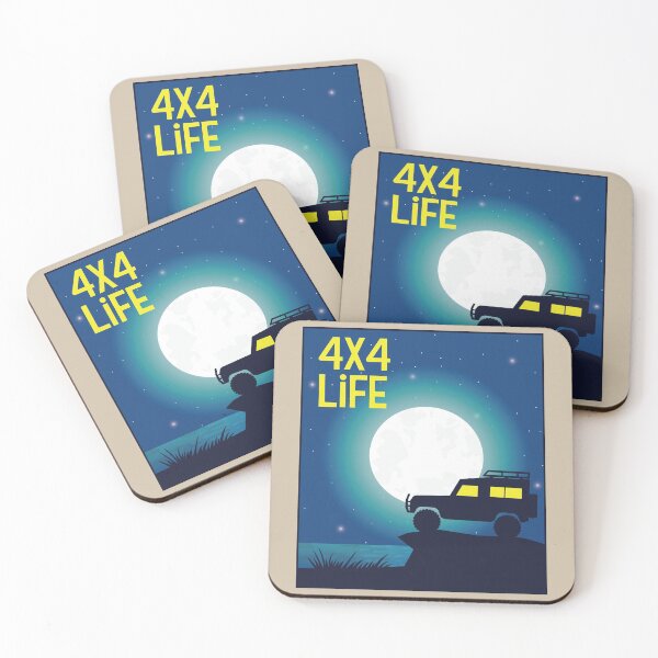 Artikelvorschau, 4x4 and the Moon - 4x4 Life entworfen und verkauft von pixelinga.