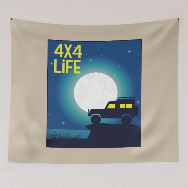 Item preview, 4x4 and the Moon - 4x4 Life designed and sold by pixelinga.