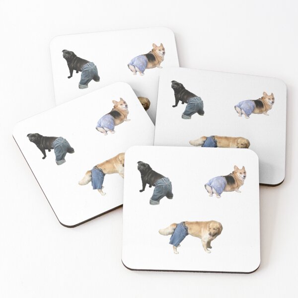 Item preview, Dogs with pants sticker pack designed and sold by stickerdesignss.