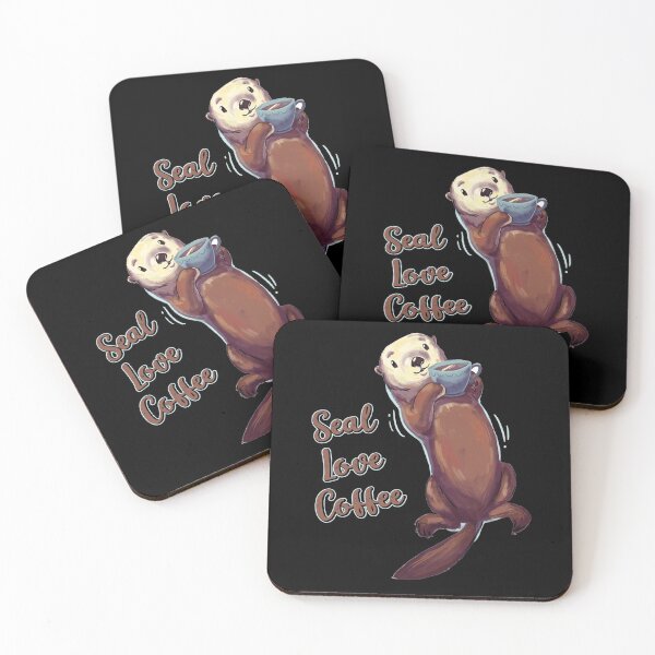 Item preview, Seal love coffeee designed and sold by DavisHasari.