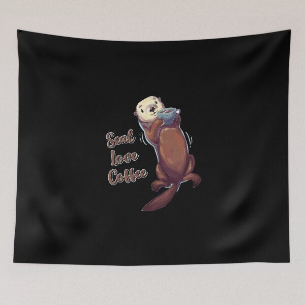 Item preview, Seal love coffeee designed and sold by DavisHasari.