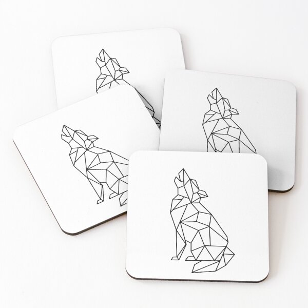 Item preview, Geometric wolf designed and sold by The-Fancy-Space.