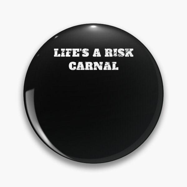 Item preview, Life's a risk carnal Retro Vintage designed and sold by Jeangel97.