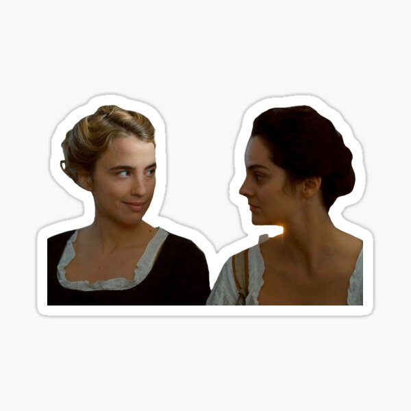 portrait de la jeune fille en feu Sticker