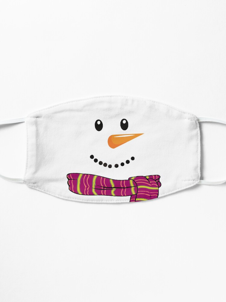 Masque ''Bonhomme de neige à Noël' : autre vue