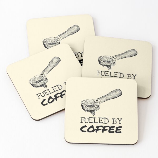 Item preview, Espresso Handle Fueled By Coffee Quote designed and sold by Telle Garcia.