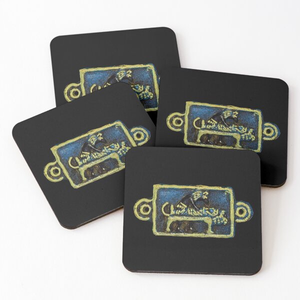 Item preview, Graeco-Roman mummy label of Hasies (showing Anubis embalming the deceased). designed and sold by DotorEaon.