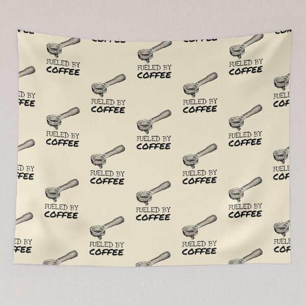 Item preview, Espresso Handle Fueled By Coffee Quote designed and sold by Telle Garcia.