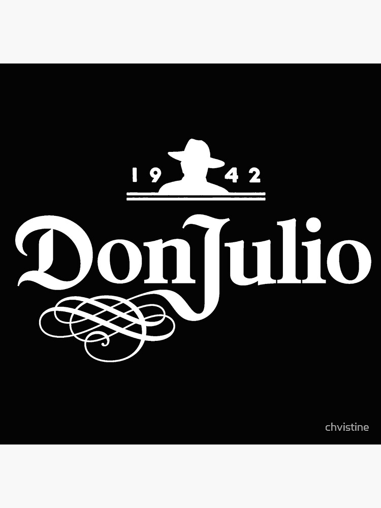 "Don Julio 1942 White Logo" Postcard for Sale by chvistine Redbubble