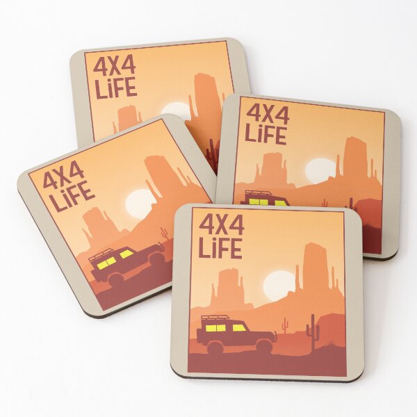 Artikelvorschau, 4x4 in the Desert - 4x4 Life entworfen und verkauft von pixelinga.