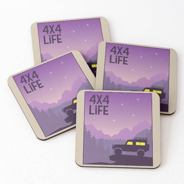 Item preview, 4x4 in the Purple Mountains - 4x4 Life designed and sold by pixelinga.