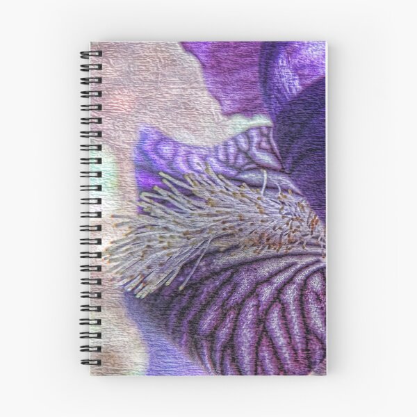 Aperçu de l'œuvre Iris violet texturé créée et vendue par Marilyn Harris.