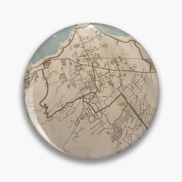 Item preview, Los Banos Sepia Map designed and sold by CPTVDesign.