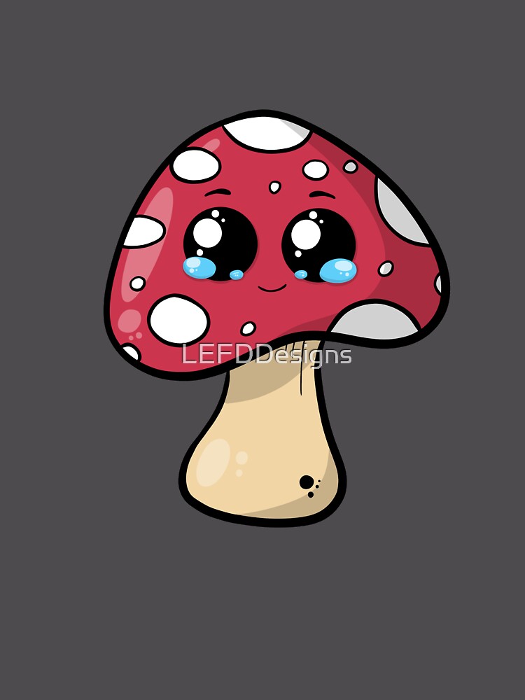 Thumbnail 6 von 6, Premium Oversized Pullover, Cute Mushroom Cartoon  designt und verkauft von LEFDDesigns.