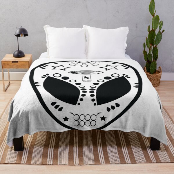 Item preview, Sugar Alien Skull  designed and sold by LoftiJam.