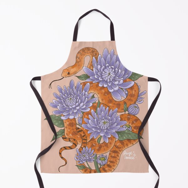 Item preview, Bull Snake with Chrysanthemum designed and sold by Paige Penrose.