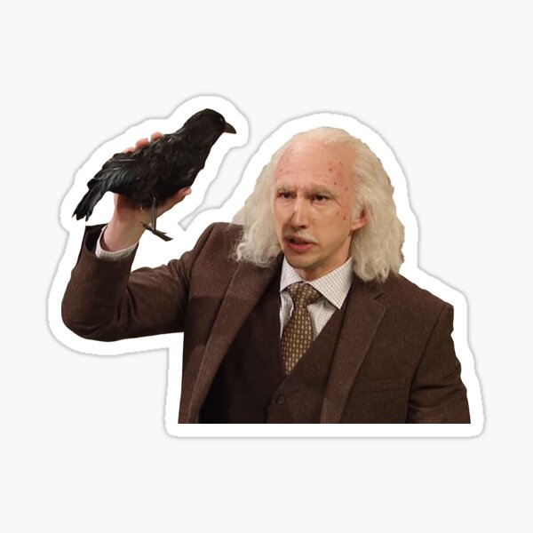 Abraham H. Parnassus Adam Driver SNL Sticker