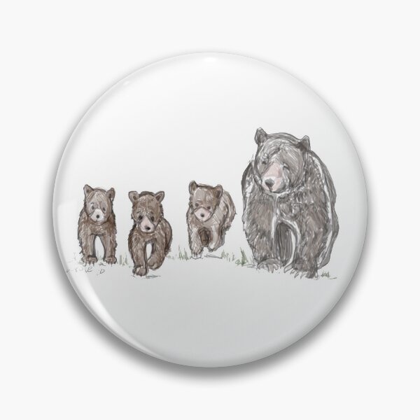 Item preview, Mama Bear with Three Cubs designed and sold by CaroleLynne.