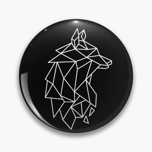 Item preview, Geometric wolf designed and sold by The-Fancy-Space.