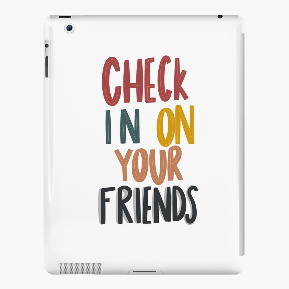 check-in-on-your-friends-sticker-ipad-case-skin-for-sale-by-digital