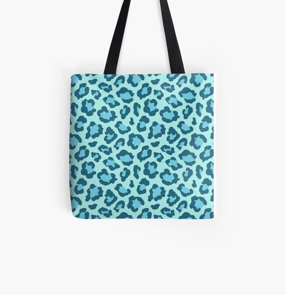 Blue/Teal Cheetah Print