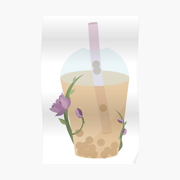 Royal Milk Tea Posters Redbubble - roblox boba drink guide