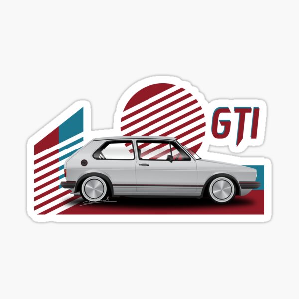 Golf Mk1 Vw Stickers Redbubble