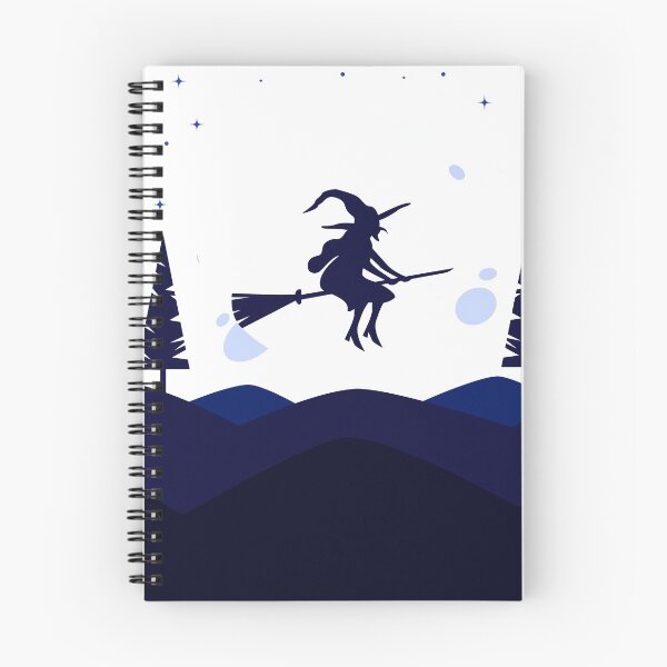 Item preview, Halloween witch flying at night designed and sold by LynksArts.