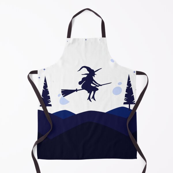 Item preview, Halloween witch flying at night designed and sold by LynksArts.