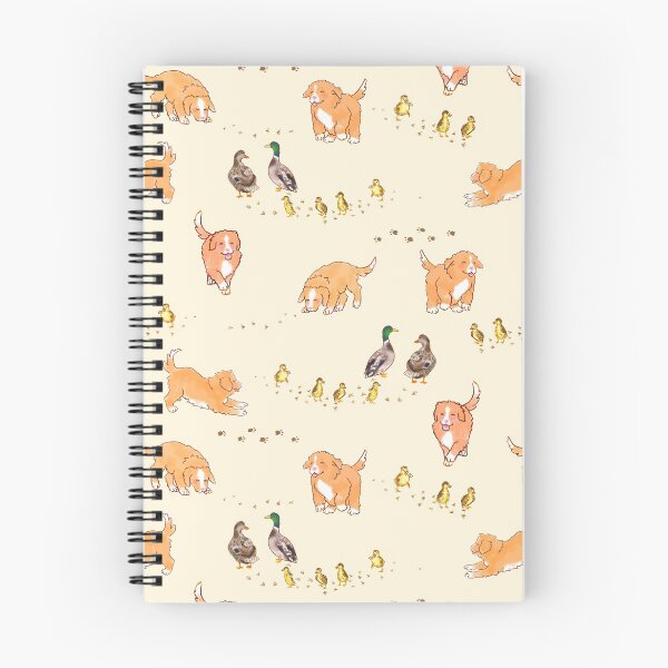 Item preview, Toller Puppies and Ducklings - Cream designed and sold by BlossomCreative.