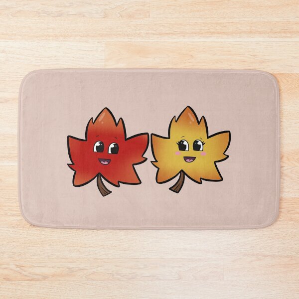 Artikelvorschau, Cute Leaves Couple Cartoon entworfen und verkauft von LEFDDesigns.