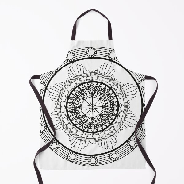 Item preview, Black mandala outline designed and sold by PureSymbols.