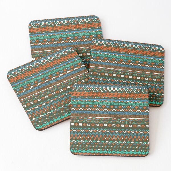 Item preview, Mayan Aztec Indian Tribal Ethnic Pattern designed and sold by Vector Scout Lab.